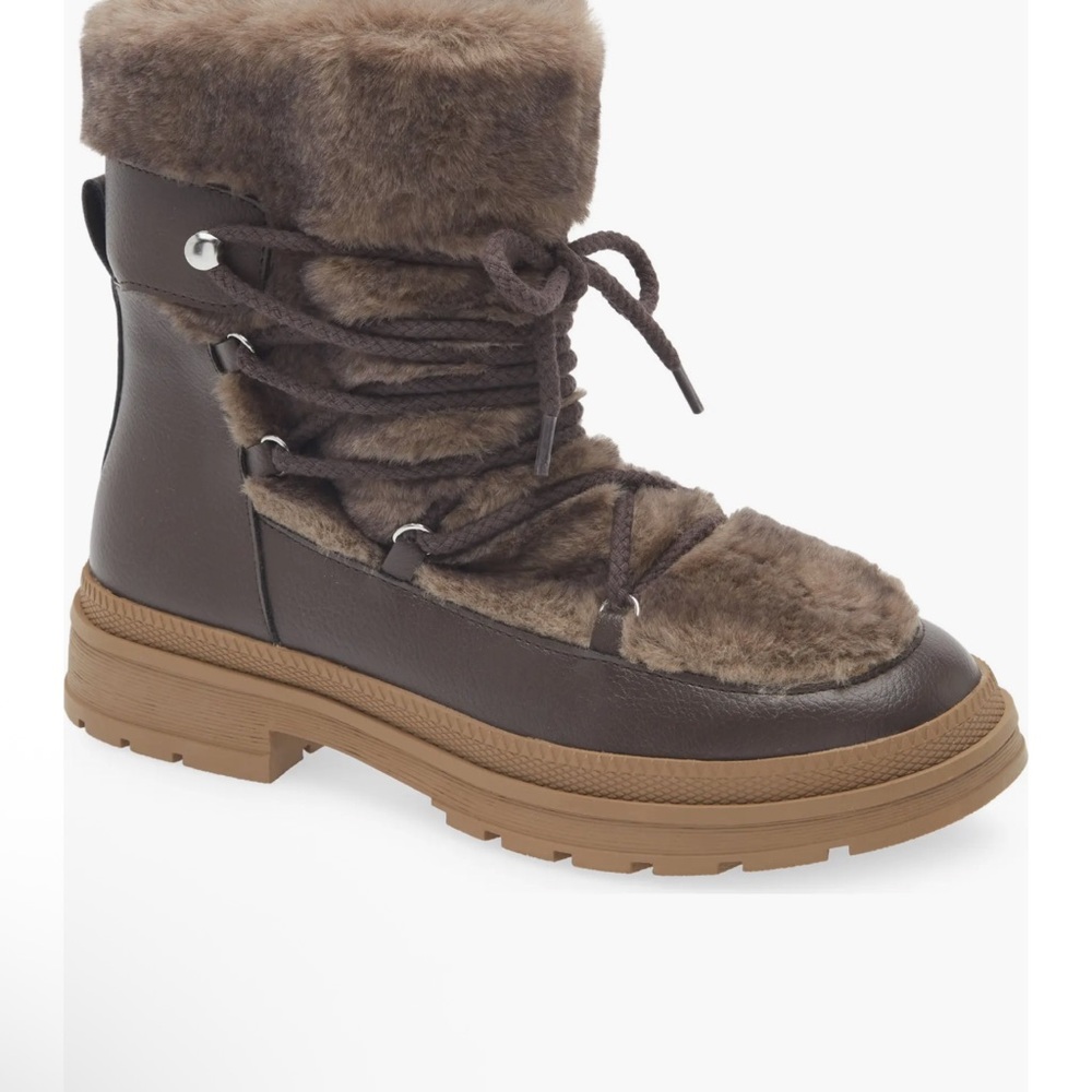 Steve Madden- Brown Fur-Lined Women's Boots